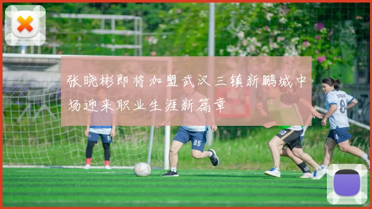 张晓彬即将加盟武汉三镇新鹏城中场迎来职业生涯新篇章